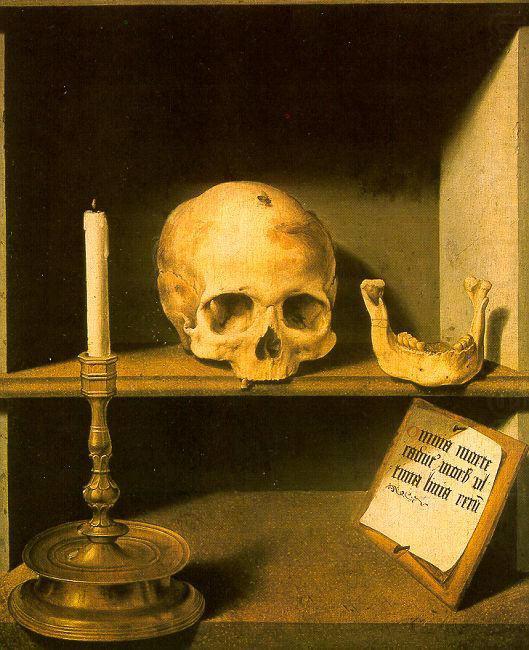 Bruyn, Barthel the Elder Vanitas still life from the reverse of china oil painting image